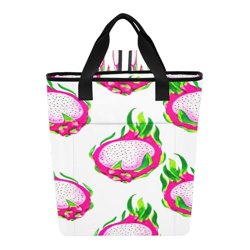 PYBUG Pitaya Reusable Insulated Backpack 36 Cans,Large Leakproof Portable Cooler Tote Organizer for Office Picnic Hiking Beach BBQ