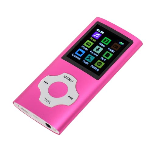 Reproductor de MP3 Portátil, Reproductor de Música MP3 HiFi sin Pérdidas, Reproductor MP4 con Pantalla LCD de 1,8 Pulgadas, Compatible con Música, Vídeo, Grabación de Voz, (Pin) - imagen 4