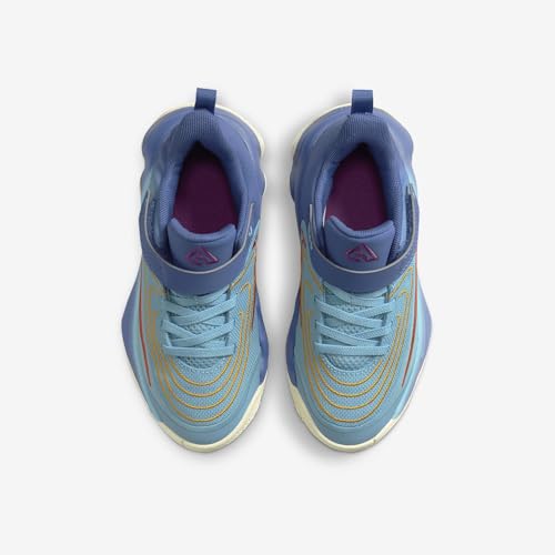 Giannis Immortality 4 Little Kids' Shoes (FZ6733-400, Denim Turquoise/Mystic Navy) Size 84