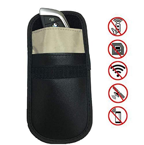 Eidyer Custodia per blocco segnale chiave auto, custodia antifurto sicura per segnale, custodia senza chiave RFID per chiave di sicurezza
