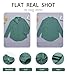 ZOLUCKY Womens Plus Size Shacket Casual Corduroy Jacket Long Sleeve Solid Color Button Down Shirt Tops, Green Small