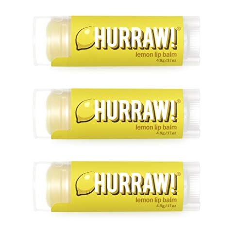 Hurraw! Lemon Lip Balm 3 Pack Cover