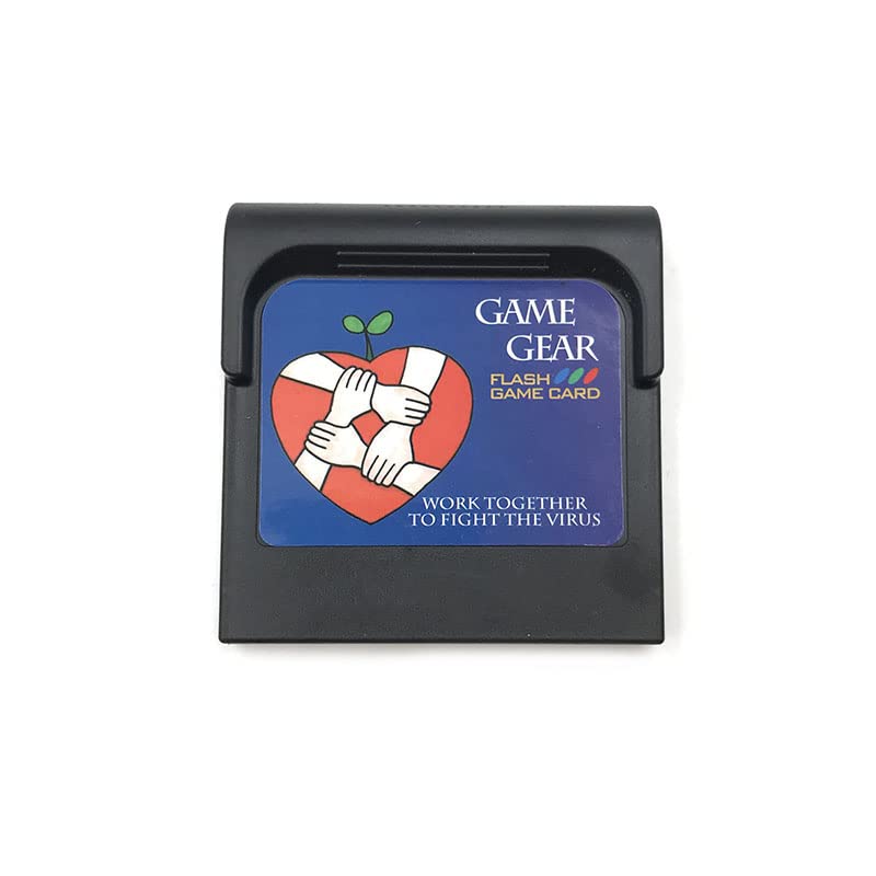 YANHAO [Parti di Videogiochi] 4.0 Versione Flash Gear Love PRO Risparmio energetico Flash Cart Cartuccia di Gioco Scheda PCB for Sega Game Gear GG Card Box [Sostituire] (Color : Black Love)