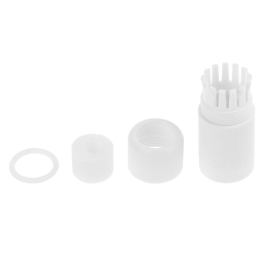 caralin 10PCS k Diameter 17.5mm Terminal Connector IP Camera tail Cable Protector Waterproof Fit for RJ45 Modular Plastic, White