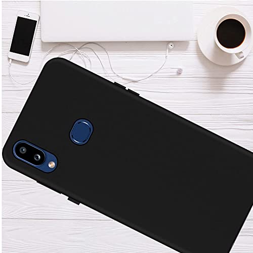 Image of Mobile Back Cover Case for Samsung Galaxy M01s (SM-M017F /DS) (Silicone Case|CameraProtection|Black SC1510)