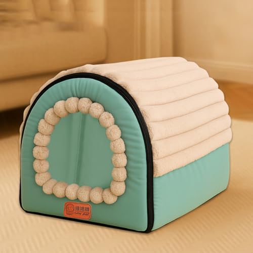 犬 ベッド 犬 ハウス 洗える 猫 ベッド 猫ハウス ペットベッド 取り外し可能 ペットハウス ドーム型 ペットクッション 猫犬用 寝床 休憩所 防寒保温 あったかい ペット用品 フワフワ 滑り止め 室内寒さ対策 小中大型犬 秋冬