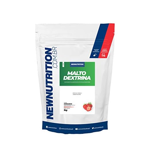 Newnutrition Maltodextrina - 1000G Refil Morango
