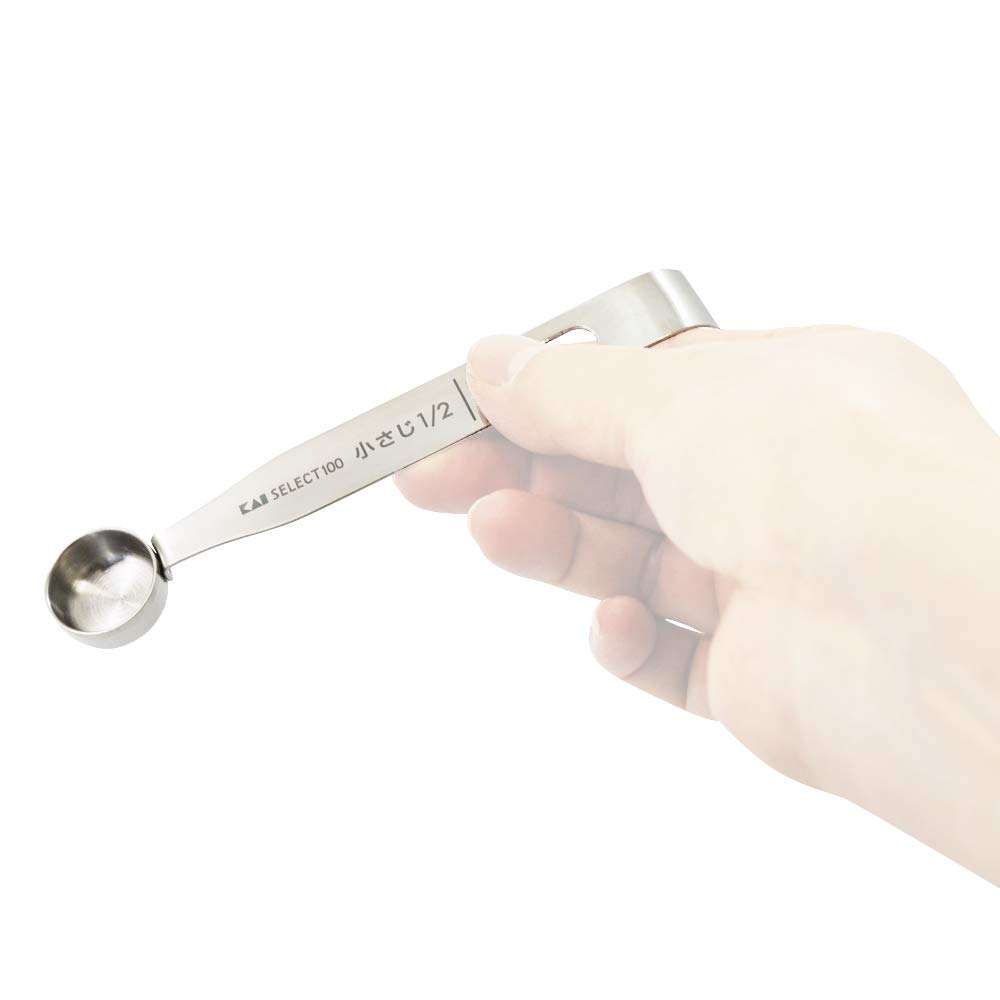Amazon｜貝印 KAI 計量スプーン 2.5ml ( 小さじ 1/2 ) kai SELECT 100