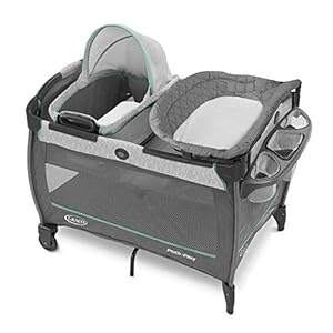 Graco Pack ‘n Play Close2Baby Bassinet Playard Features Portable Bassinet Diaper Changer and More, Derby
