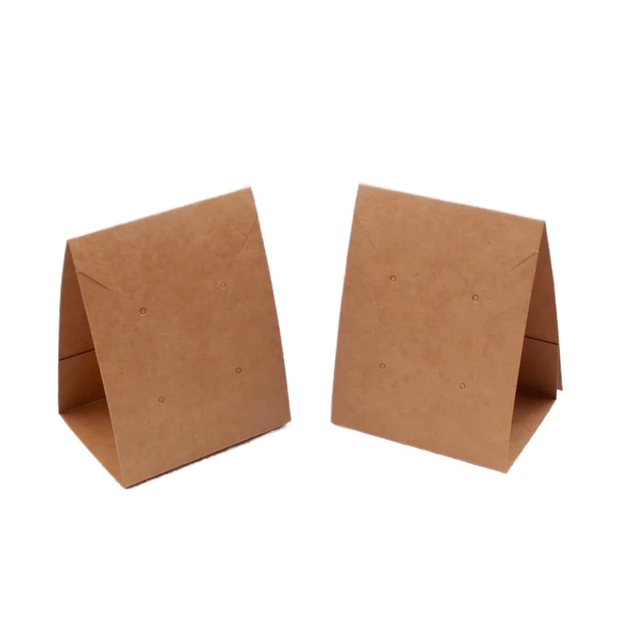 FDzkrtvm Earrings Necklace Display Cards, Paper Earring Cards 150pcs Multicolor Jewelry Display Holder Packing Tag(Brown)