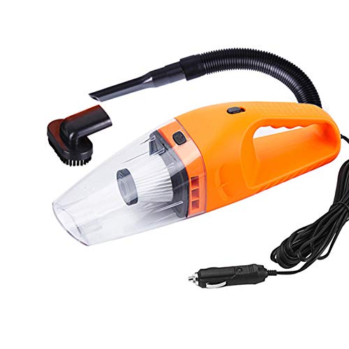 HpyAlwys - Aspiradora de mano para coche, 120 W, 12 V, con ventosa, 5 m, cable húmedo y seco, doble uso, aspiradora portátil