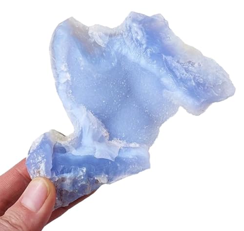 Cristal brut d'agate dentelle bleue, pièce naturelle de collection