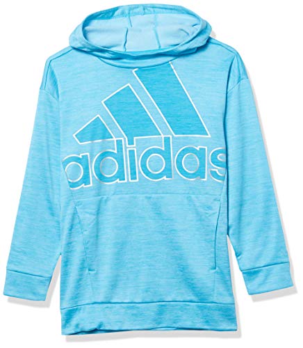 adidas Girls' Hooded Fleece Tunic Pullover Sweatshirt