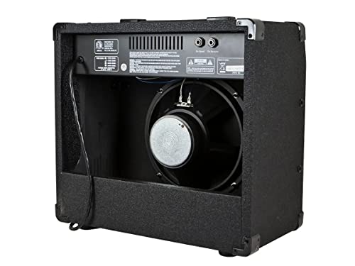 Monoprice 1x10 Guitar Combo Amplifier - Black, 40-Watt, Spring Reverb, 10-Inch 4-Ohm Speaker, High & Low Inputs, Headphone Output - Stage Right Series - Image 3