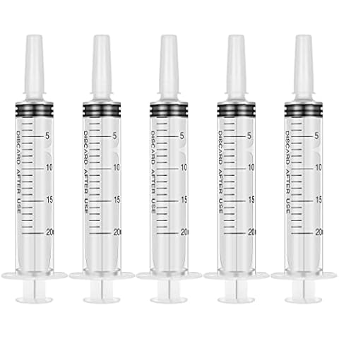 tao pipe 5 piezas Jeringa alimentación 20 ml sin Aguja Cover
