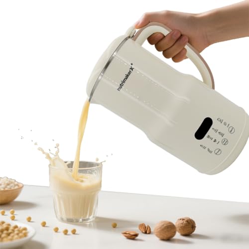 Comparison: Best Blender For Nut Milk 4 8-in-1 Automatic Nut Milk Maker Blender, 40.6oz Homemade Almond, Oat, Coconut, Soy, Plant-Based & Non-Dairy Milks, Soybean Machine with Delay Start, Keep Warm, Self-Cleaning & Boil Water Functions