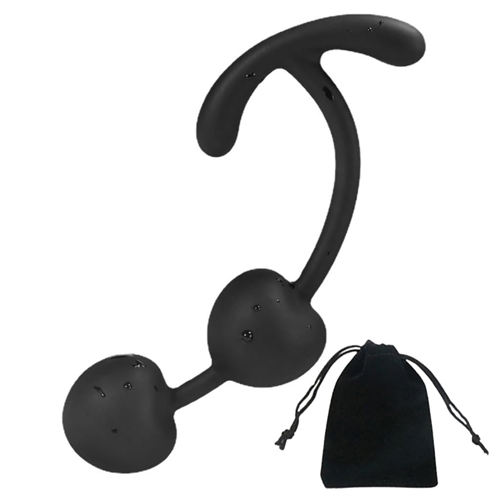 Black Anal Plug G Spot Massage Butt Plug Silicone Anal Plug Ball Butt Plug Trainer Anus Male Female