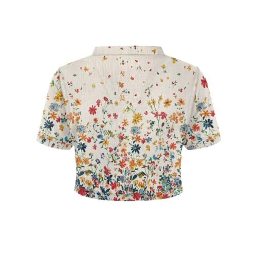 Image of Womens Short Sleeve Cardigans Lightweight Summer Cardigan Trendy Bolero Shrug Cute Floral Cardigan Sheer Bolero