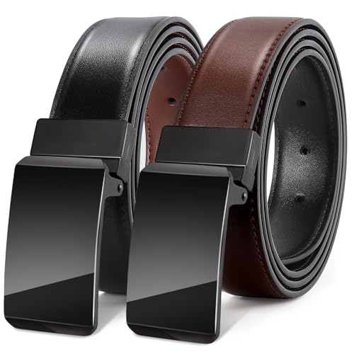 JASGOOD Leather Reversible Men's Belt 1.3