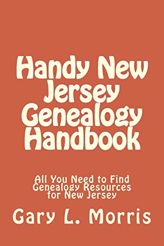 Handy New Jersey Genealogy Handbook: All You Ne... 1507523920 Book Cover