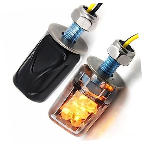 CRAFTHROU 1 Par De Piscas De LED Luz De LED De Carro Piscas De Motocicleta Lâmpada De Pisca De Motoc
