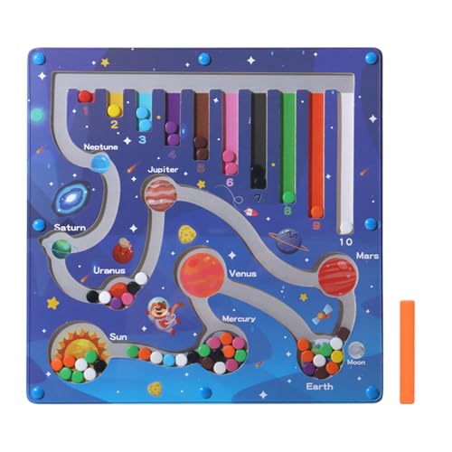 Jeruytgh Magnetisches Labyrinth Lernspielbrett