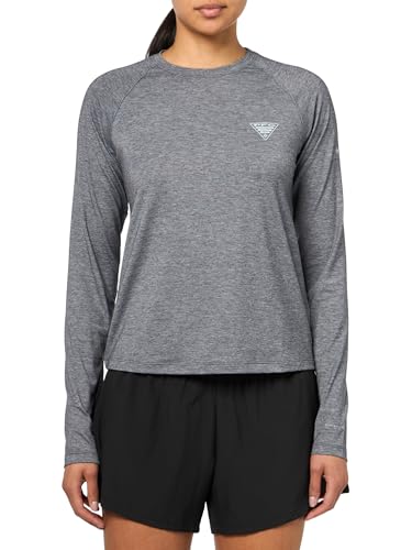 Preisvergleich Produktbild Columbia PFG Uncharted Knit Long Sleeve für Damen, Shark Heather, Klein