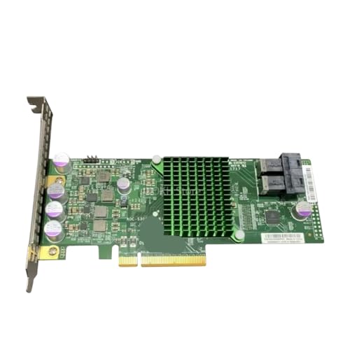 AEUIQM S3008L-L8i SAS3 12G 8-Port Internal PCIe X8 3.0 IT IR SATA SAS HBA RAID Controller 3008 Compatible with Hard Disk Array Card(IR Mode)