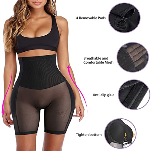 Gaine amincissante taille haute avec rembourrage amovible pour hanches et fesses - 6