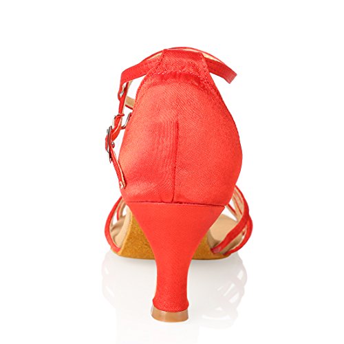 APTRO - Scarpe da donna, latine, in raso, da rumba...