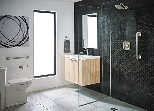 Moen YG5118BN Bathroom Safety 18-Inch Stainless Steel Transitional Bathroom Grab Bar, Brushed Nickel by Moen - Image 4