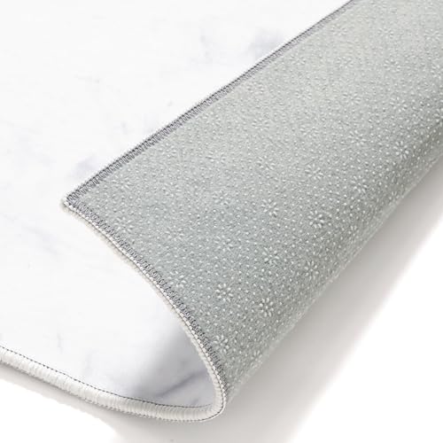 Francfranc チェアマット マーブル 110×70cm グレー