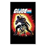 CafePress GI Joe: Snake Eyes Sticker (Rectangle 50 pk)