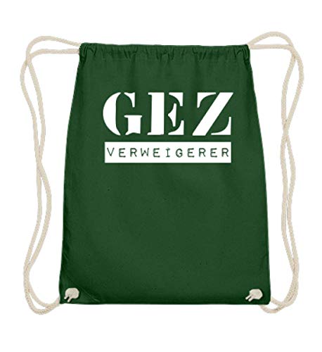 Sac de gym en coton vert GEZ Rejeteur contre l'encombrement
