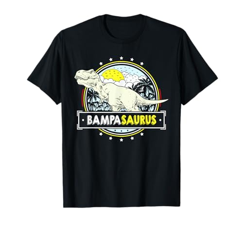 BampaSaurus T Rex Dinosaur for Bampa Funny Fathers Day Bampa T-Shirt