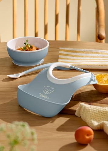 BabyBjörn Baby Feeding Set, 3 pcs, Powder Blue, Powder Green - Image 2