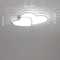 Vista 7 de Moderno candelabro de cristal, lámpara de techo LED de corazón, lámpara colgante de cristal en forma de corazón, lámparas de techo LED para sala