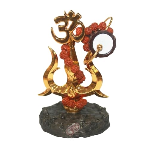 Estatua Trishul Damru para Decoración y Altar miniatura 5