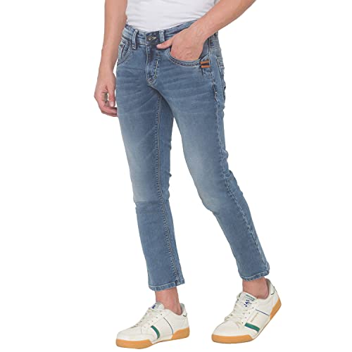 Image of Spykar Men's Cotton Skinny Low Rise Jeans (MACT-01BB-072)
