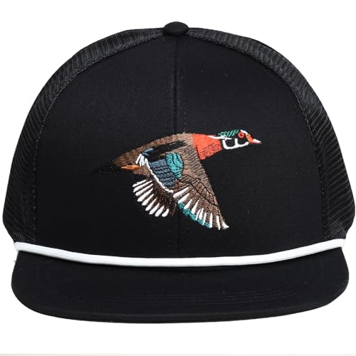 Image of EDTREK Outdoorsman Pro Trucker Breathable Mesh Performance Cap - Flat Brim Snapback Hat