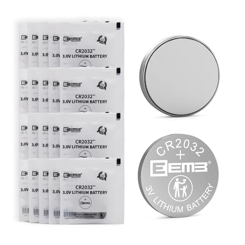 EEMB 20 Stück CR2032 3V Knopfzellen CR 2032 Lithium Batterien Knopfzelle