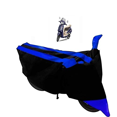 Carigiri Bike Cover for TVS Jupiter ZX (Dust Proof, Scratch Proof, Mirror Pockets, Heavy Buckle [Royal Blue and Black]) (B08JQBWJSZ) Amazon Price History, Amazon Price Tracker