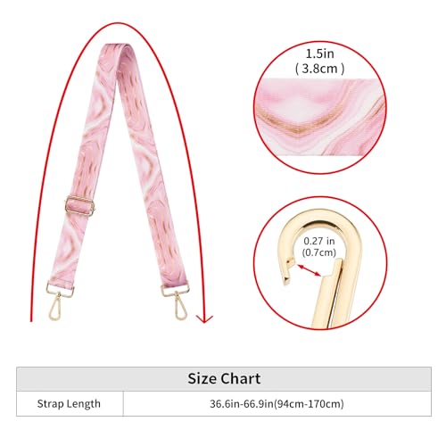 Image of ZOOEASS Wide Shoulder Strap Adjustable Replacement Belt Guitar Style Crossbody Bag Handbag Strap Multicolor Canvas Straps(Wide:1.5in)(Color46)