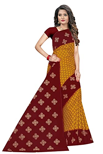 Image of TAMAIRA FASHION Mulmul Pure Cotton Saree For Woman |Office Wear Daily Wear Sarees For Women Without Blouse Piece(Available in 15 Colours)