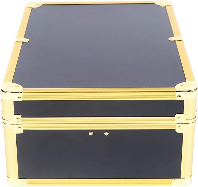 Professional Barber Case, Barber Tool Kits Storage, Double Layer Travel Barber Tool Box, Luxury Carrying Case for Beauty Hair Stylist Pet Groomer with Handle & Secure Numlock (Style 3)