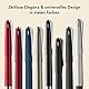 Lamy studio royalred Füller – universeller Füllfederhalter in elegantem Gehäuse aus Ganzmetall – mit propellerförmigem Clip & Stahlfeder in Strichbreite M – inkl. Tintenpatrone T 10 blau