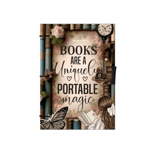 Image of Portable Magic Diary Notebook 7x5 Inch 160 Pages Unruled Journal for Writing