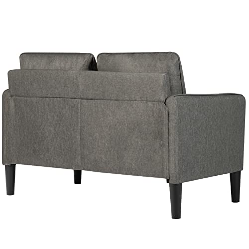Modern Fabric Loveseat Sofa 2-Seat Love Seat Sofas With Tufting And Upholstered For Small Compact Space Living Room Bedroom Office Apartment Dorm #TOP5