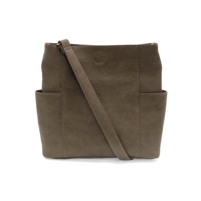 Image of Joy Susan Side-Pocket Bucket Bag: Kayleigh Crossbody