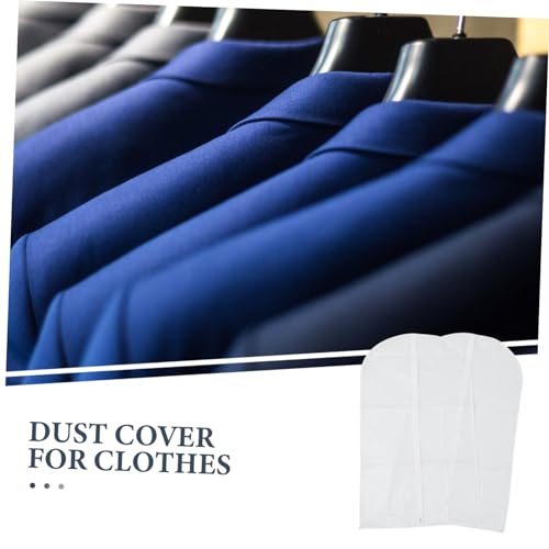 1set Garment Bags for Suit Storage Covers for Coats for Use Transparent Clothes Pouches 2pcs3